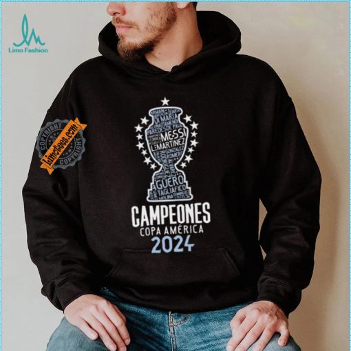 Argentina Copa America Champions Messi 10 Shirt 2024 Copa America 2024 Champions T Shirt Argentina Champions Shirt