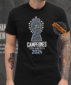 Argentina Copa America Champions Messi 10 Shirt 2024 Copa America 2024 Champions T Shirt Argentina Champions Shirt