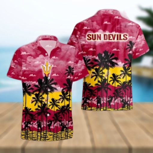 Arizona State Sun Devils Palms Tree Hawaiian Shirt