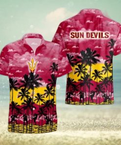 Arizona State Sun Devils Palms Tree Hawaiian Shirt