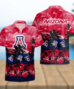 Arizona Wildcats Palms Tree Hawaiian Shirt