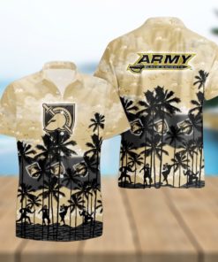 Army Black Knights Palms Tree Hawaiian Shirt