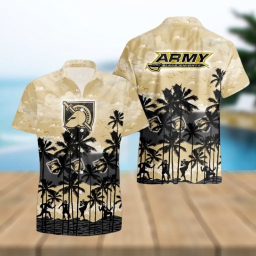 Army Black Knights Palms Tree Hawaiian Shirt