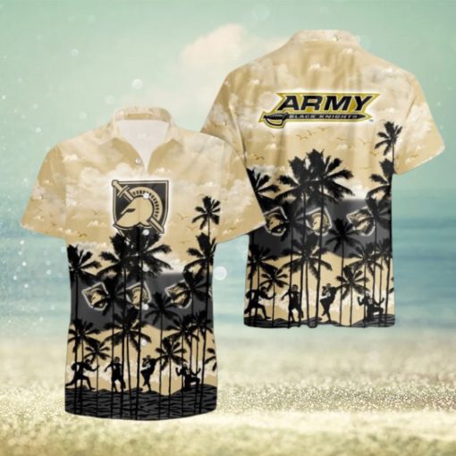 Army Black Knights Palms Tree Hawaiian Shirt