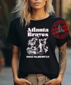 Atlanta Braves 2025 Schedule Shirt