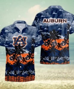 Auburn Tigers Palms Tree Hawaiian Shirt