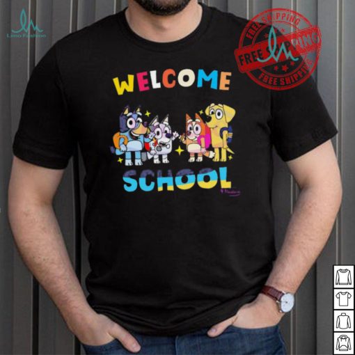 Awesome Bluey friends welcome back to school shirt