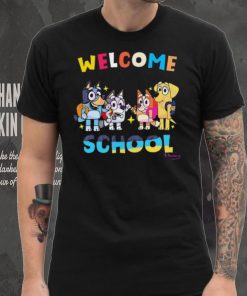 Awesome Bluey friends welcome back to school shirt