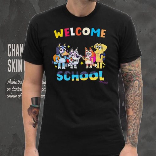 Awesome Bluey friends welcome back to school shirt