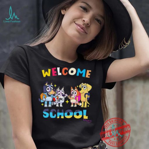 Awesome Bluey friends welcome back to school shirt