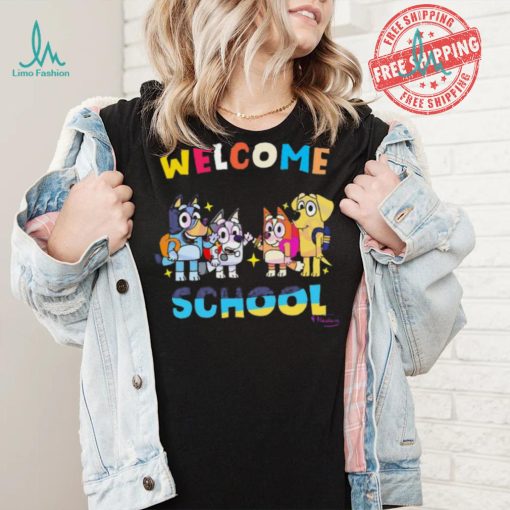 Awesome Bluey friends welcome back to school shirt