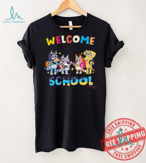 Awesome Bluey friends welcome back to school shirt