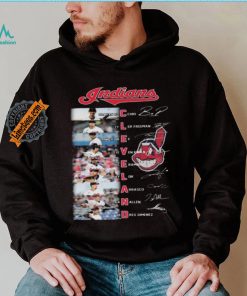 Awesome Cleveland indiana team true starting squad baseball signatures shirt