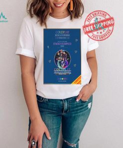 Awesome Coldplay music of the spheres world tour july 12 13 15 16 2024 stadio olimpico rome shirt