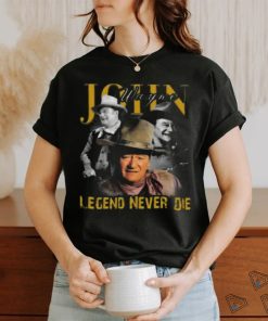 Awesome John Wayne legend never die signature 2024 shirt