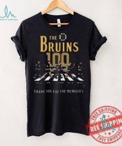 Awesome The boston bruins 100 thank you for the memories signatures shirt