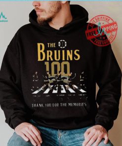 Awesome The boston bruins 100 thank you for the memories signatures shirt