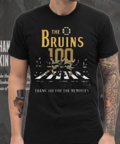 Awesome The boston bruins 100 thank you for the memories signatures shirt