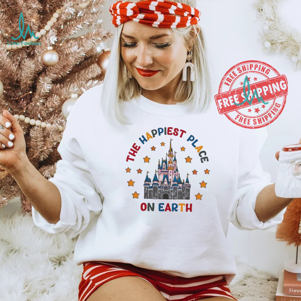 Awesome The happiest place on earth disney castle shirt Awesome The happiest place on earth disney castle shirt