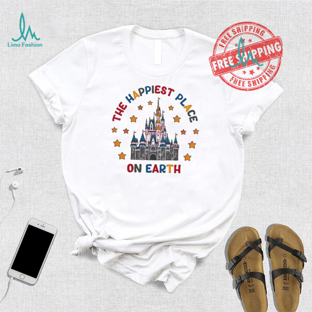 Awesome The happiest place on earth disney castle shirt Awesome The happiest place on earth disney castle shirt