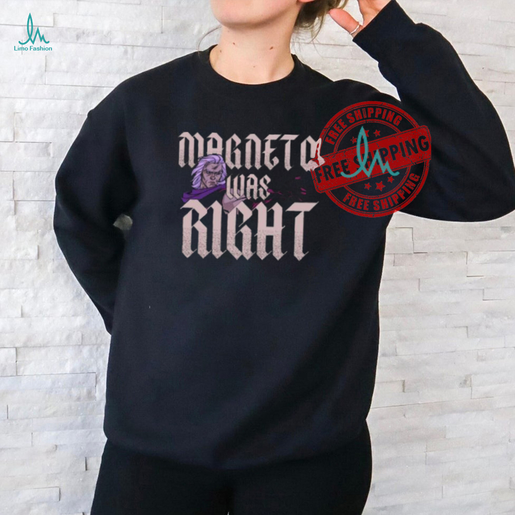 Babsdraws Merch Magneto Was Right Shirt Babsdraws Merch Magneto Was Right Shirt