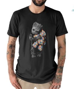 Baby Groot Hug Autism Teddy Bear T Shirt