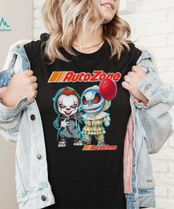 Baby Jack Skellington and Baby Pennywise AutoZone logo 2024 shirt