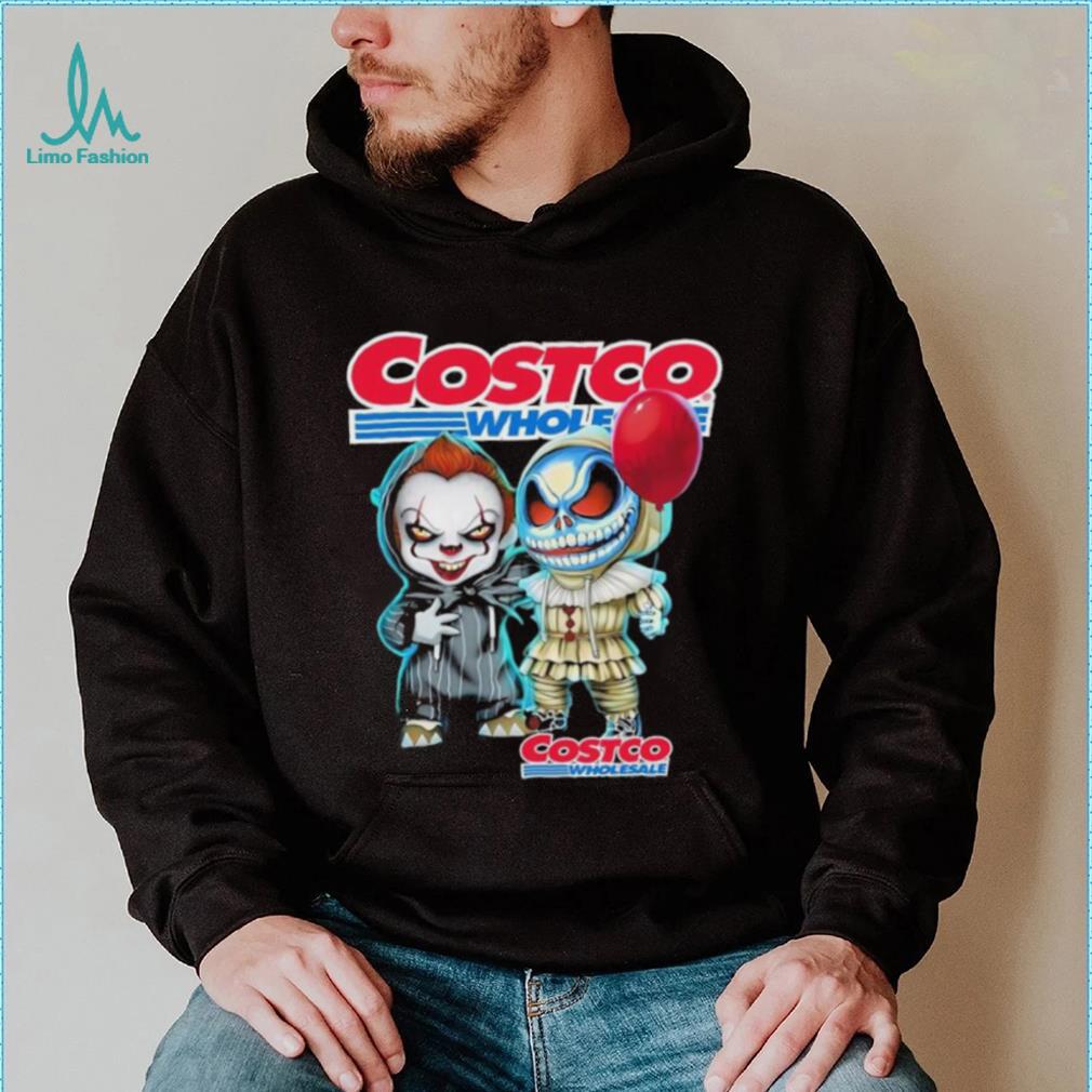 Baby Jack Skellington and Baby Pennywise Costco Wholesale logo 2024 shirt Baby Jack Skellington and Baby Pennywise Costco Wholesale logo 2024 shirt