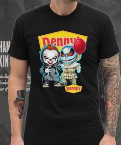 Baby Jack Skellington and Baby Pennywise Denny’s logo 2024 shirt, hoodie, sweater, long sleeve and tank top Baby Jack Skellington and Baby Pennywise Denny’s logo 2024 shirt