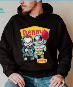 Baby Jack Skellington and Baby Pennywise Denny’s logo 2024 shirt, hoodie, sweater, long sleeve and tank top Baby Jack Skellington and Baby Pennywise Denny’s logo 2024 shirt