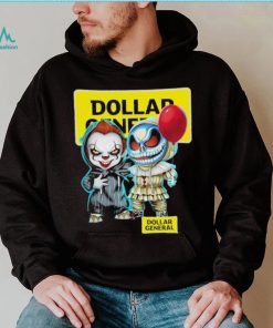Baby Jack Skellington and Baby Pennywise Dollar General logo 2024 shirt