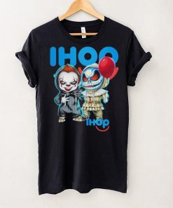 Baby Jack Skellington and Baby Pennywise Ihop logo 2024 shirt