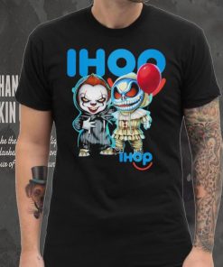 Baby Jack Skellington and Baby Pennywise Ihop logo 2024 shirt, hoodie, sweater, long sleeve and tank top Baby Jack Skellington and Baby Pennywise Ihop logo 2024 shirt