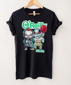 Baby Jack Skellington and Baby Pennywise O’Reilly logo 2024 shirt