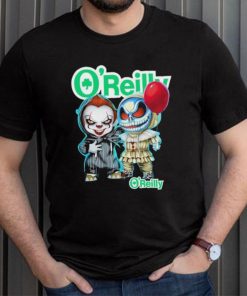 Baby Jack Skellington and Baby Pennywise O’Reilly logo 2024 shirt, hoodie, sweater, long sleeve and tank top Baby Jack Skellington and Baby Pennywise O’Reilly logo 2024 shirt