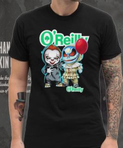 Baby Jack Skellington and Baby Pennywise O’Reilly logo 2024 shirt, hoodie, sweater, long sleeve and tank top Baby Jack Skellington and Baby Pennywise O’Reilly logo 2024 shirt
