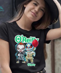 Baby Jack Skellington and Baby Pennywise O’Reilly logo 2024 shirt, hoodie, sweater, long sleeve and tank top Baby Jack Skellington and Baby Pennywise O’Reilly logo 2024 shirt