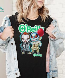 Baby Jack Skellington and Baby Pennywise O’Reilly logo 2024 shirt, hoodie, sweater, long sleeve and tank top Baby Jack Skellington and Baby Pennywise O’Reilly logo 2024 shirt