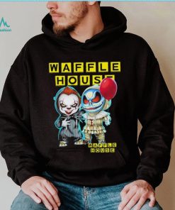 Baby Jack Skellington and Baby Pennywise Waffle House logo 2024 shirt