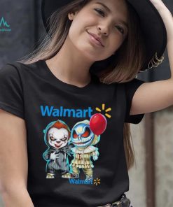 Baby Jack Skellington and Baby Pennywise Walmart logo 2024 shirt, hoodie, sweater, long sleeve and tank top Baby Jack Skellington and Baby Pennywise Walmart logo 2024 shirt