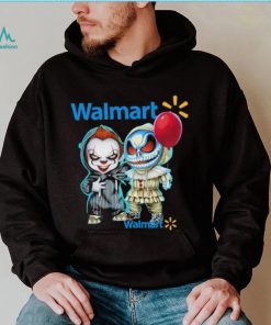 Baby Jack Skellington and Baby Pennywise Walmart logo 2024 shirt, hoodie, sweater, long sleeve and tank top Baby Jack Skellington and Baby Pennywise Walmart logo 2024 shirt