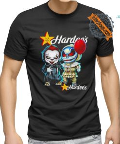 Baby Pennywise and Baby Jack Skellington Hardee’s 2024 shirt, hoodie, sweater, long sleeve and tank top Baby Pennywise and Baby Jack Skellington Hardee’s 2024 shirt