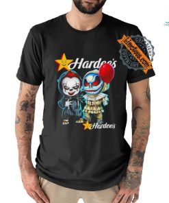 Baby Pennywise and Baby Jack Skellington Hardee’s 2024 shirt, hoodie, sweater, long sleeve and tank top Baby Pennywise and Baby Jack Skellington Hardee’s 2024 shirt