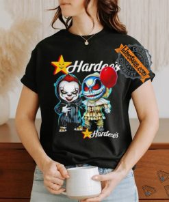 Baby Pennywise and Baby Jack Skellington Hardee’s 2024 shirt, hoodie, sweater, long sleeve and tank top Baby Pennywise and Baby Jack Skellington Hardee’s 2024 shirt