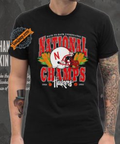Back to back undefeated national champs 1994 1995 Nebraska Huskers shirt