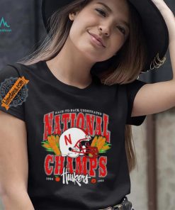Back to back undefeated national champs 1994 1995 Nebraska Huskers shirt