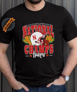 Back to back undefeated national champs 1994 1995 Nebraska Huskers shirt