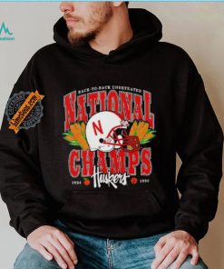 Back to back undefeated national champs 1994 1995 Nebraska Huskers shirt
