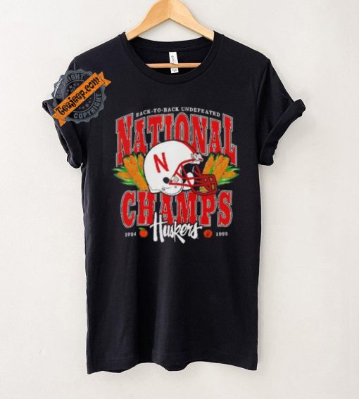 Back to back undefeated national champs 1994 1995 Nebraska Huskers shirt