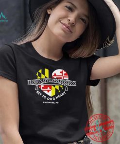 Baltimore Francis Scott Key Bridge to our heart 2024 shirt